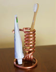 Copper Razor/Toothbrush Holder